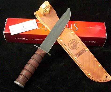 Camillus Fighting Knife Used by USMC USN ARMY. . Camillus usmc fighting knife
